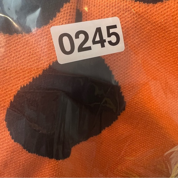 Emy Ave Sk8r Girl Cardigan Sweater Size S/M Oversized Flames Checkered NWT - Picture 10 of 10